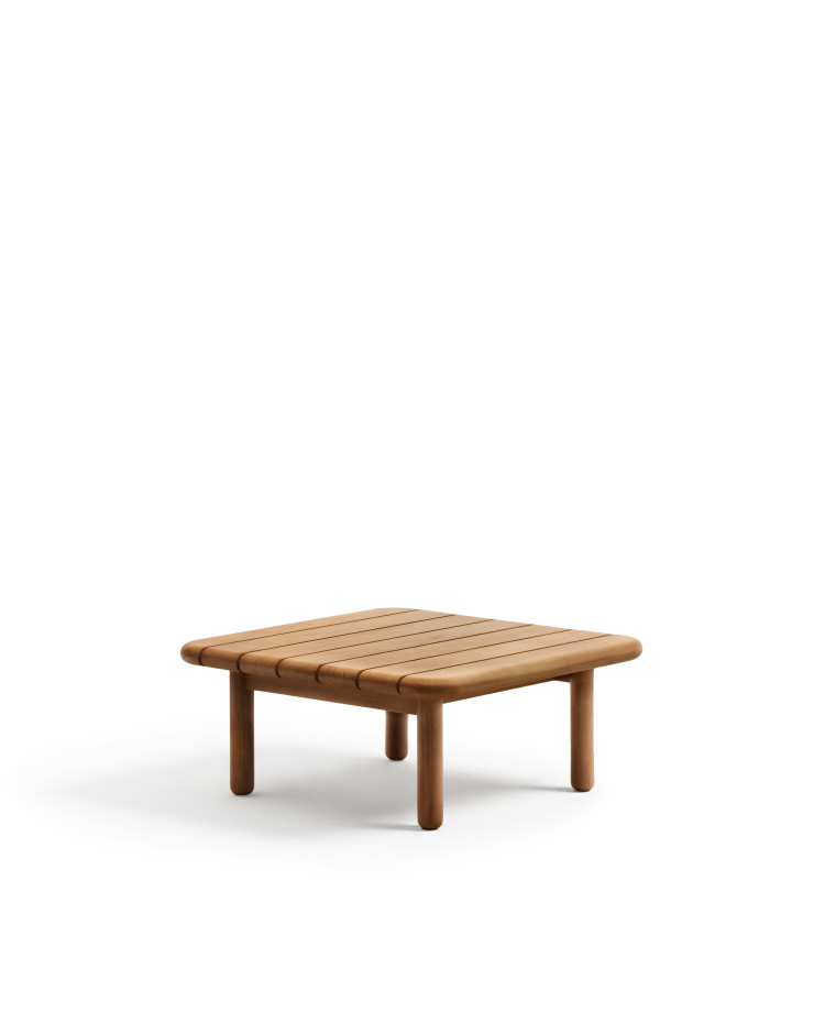 Журнальный столик Turqueta из массива тикового дерева, 70 x 70 см