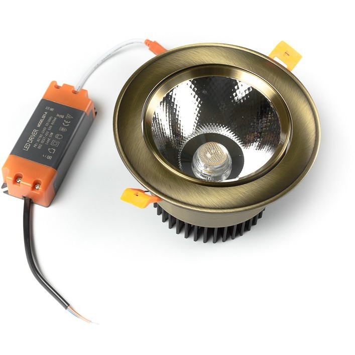 Светильник точечный L8809COB-20W-Bronze