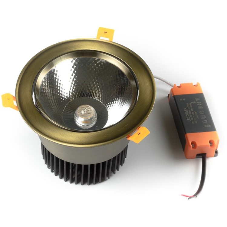 Светильник точечный L8809COB-30W-Bronze