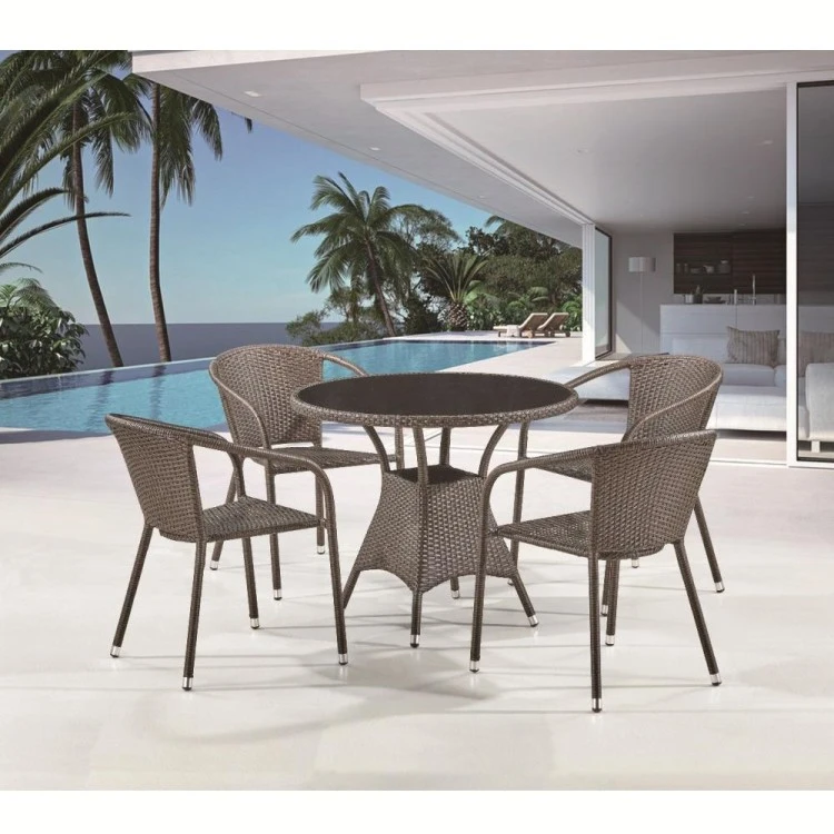 Комплект плетеной мебели T197ANS-W53/Y137C-W53 Brown 4Pcs