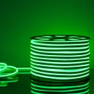 Светодиодный гибкий неон Elektrostandard 220V 9,6W 120Led 2835 IP67, односторонний зеленый, 50 м 4690389136504