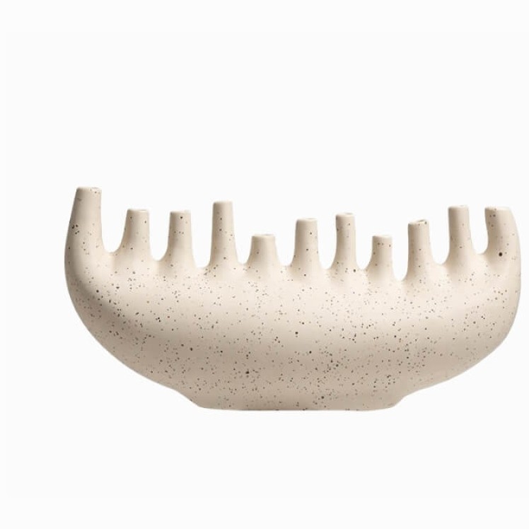 Ваза Beige Oblic высота 19