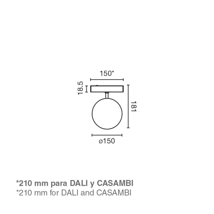 Трековый светильник NESO SLIM UNIK 3000K черный DALI