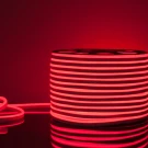 Светодиодный гибкий неон Elektrostandard 220V 9,6W 120Led 2835 IP67 односторонний красный, 50м 4690389136528