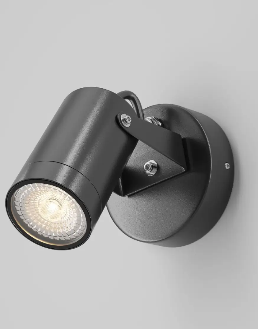 Уличный настенный светильник Maytoni Scope O025WL-01B