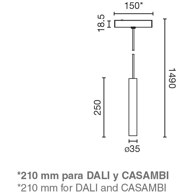 Трековый светильник NESO SLIM TOP 3000K 20 GRADOS черный