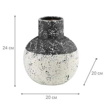 Ваза Black and white vase