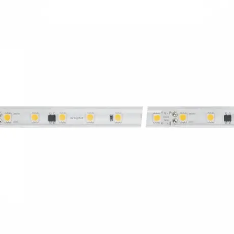 Светодиодная влагозащищенная лента Arlight 8W/m 54LED/m 5060SMD дневной белый 50M 027057(2)