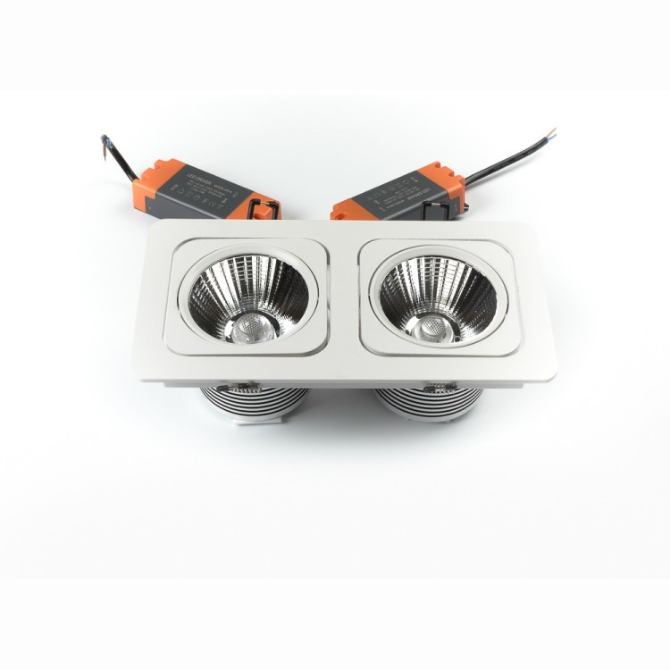 Светильник точечный карданный L6129BACOB-2x15W