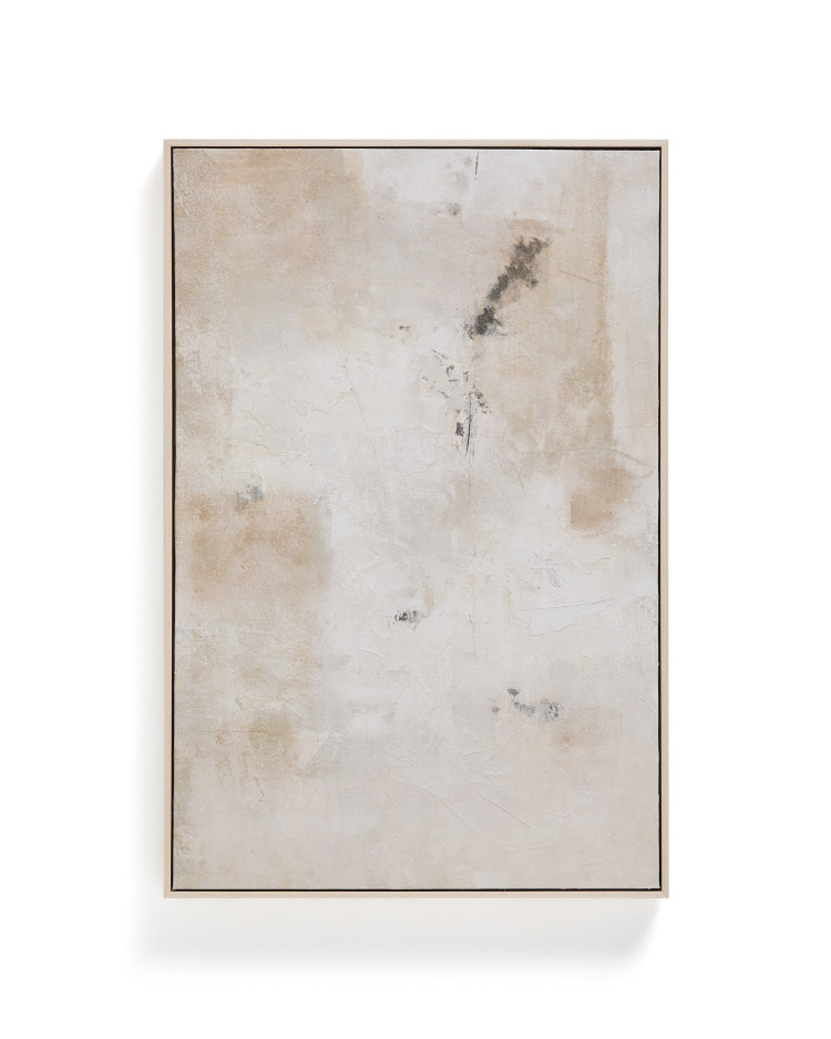 Абстрактная картина Selnar бежевая 60 x 90 см