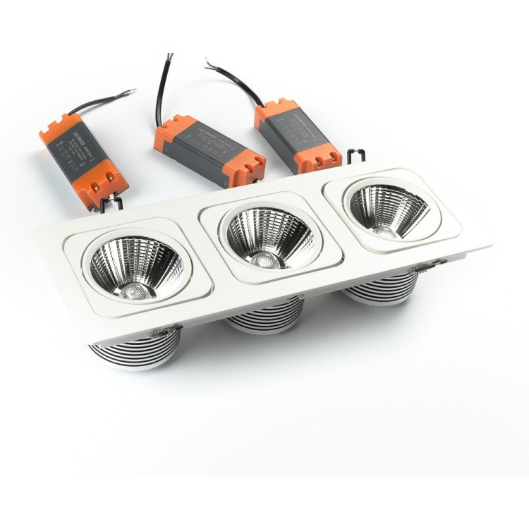 Светильник точечный карданный L6129BACOB-3x15W