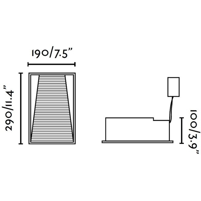 Встраиваемый светильник Tirso-1 серый 1xR7SJP118 100W