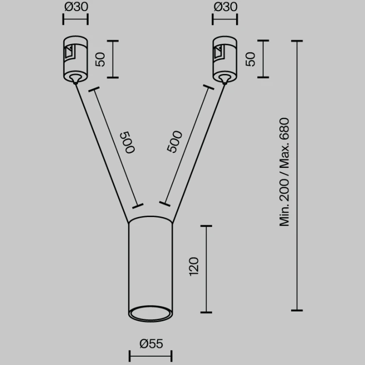 Трековый магнитный светильник Maytoni Focus LED TR157-1-12W4K-B - 