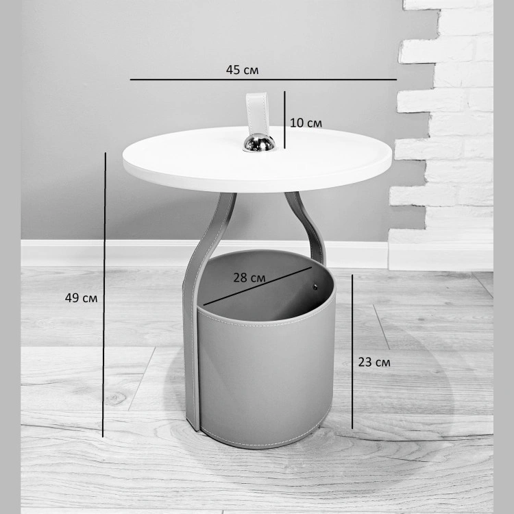 Стол кофейный Doppio Coffee Table N - серый