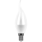 Лампа светодиодная Feron LB-97 Свеча на ветру E14 7W 6400K 38135