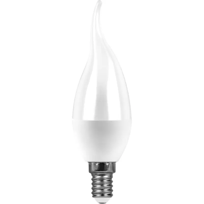 Лампа светодиодная Feron LB-97 Свеча на ветру E14 7W 6400K 38135
