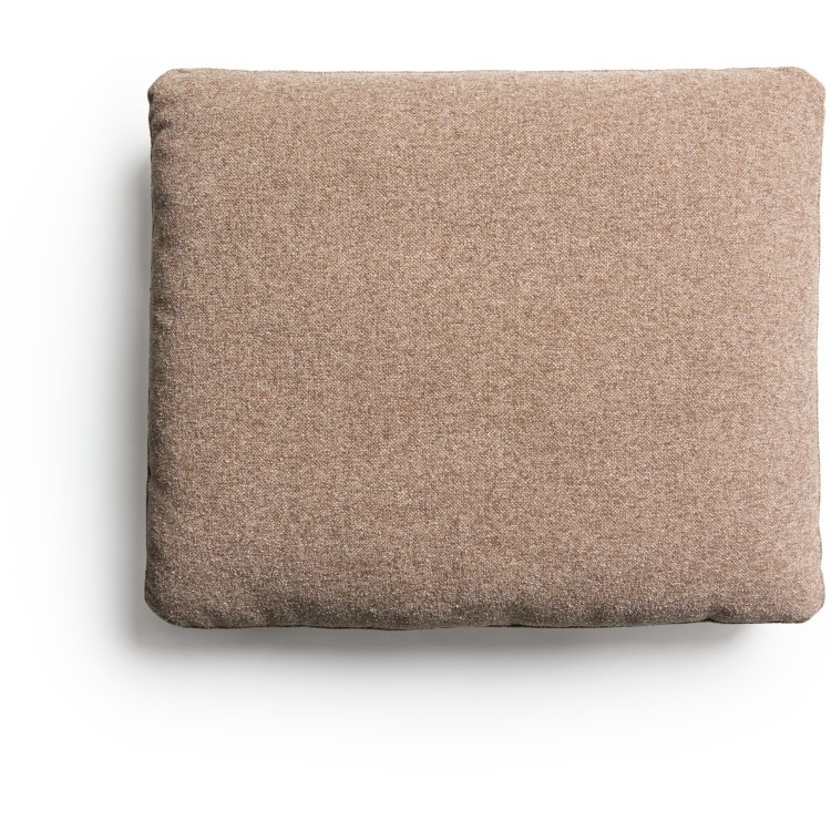 Подушка Blok из синели коричневого цвета, 50 x 60 см