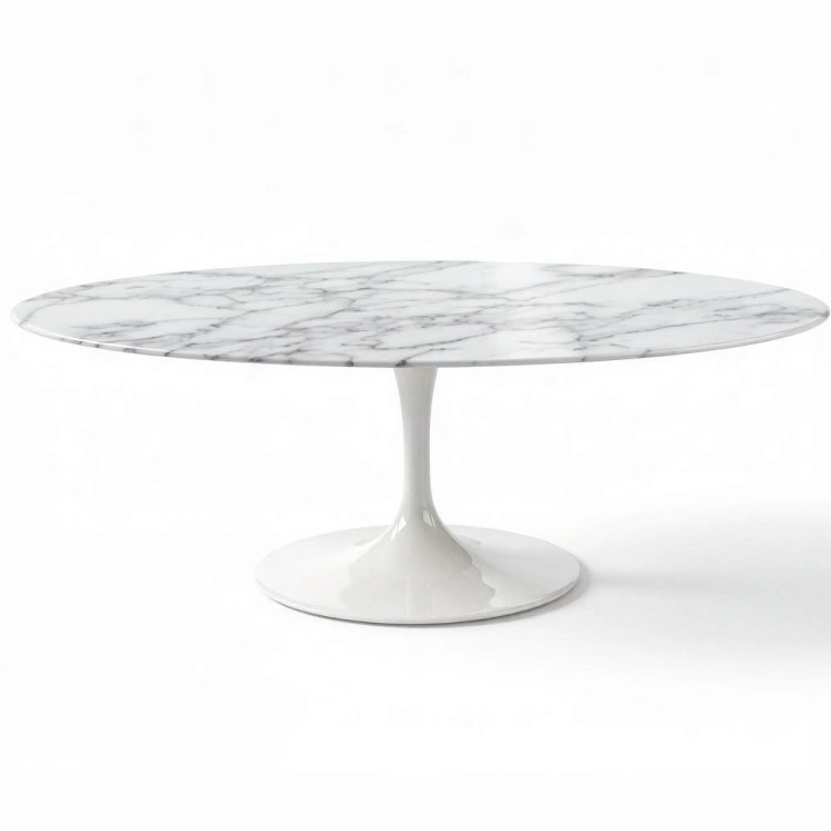 Стол Tulip Oval Marble