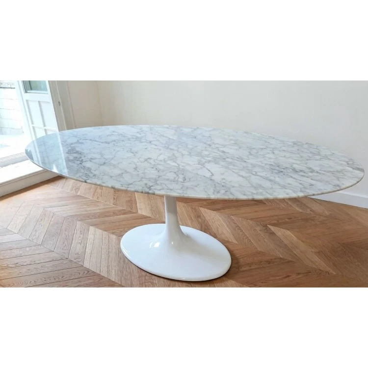 Стол Tulip Oval Marble