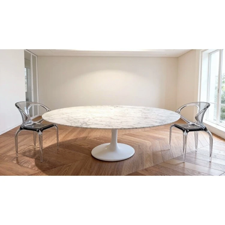 Стол Tulip Oval Marble