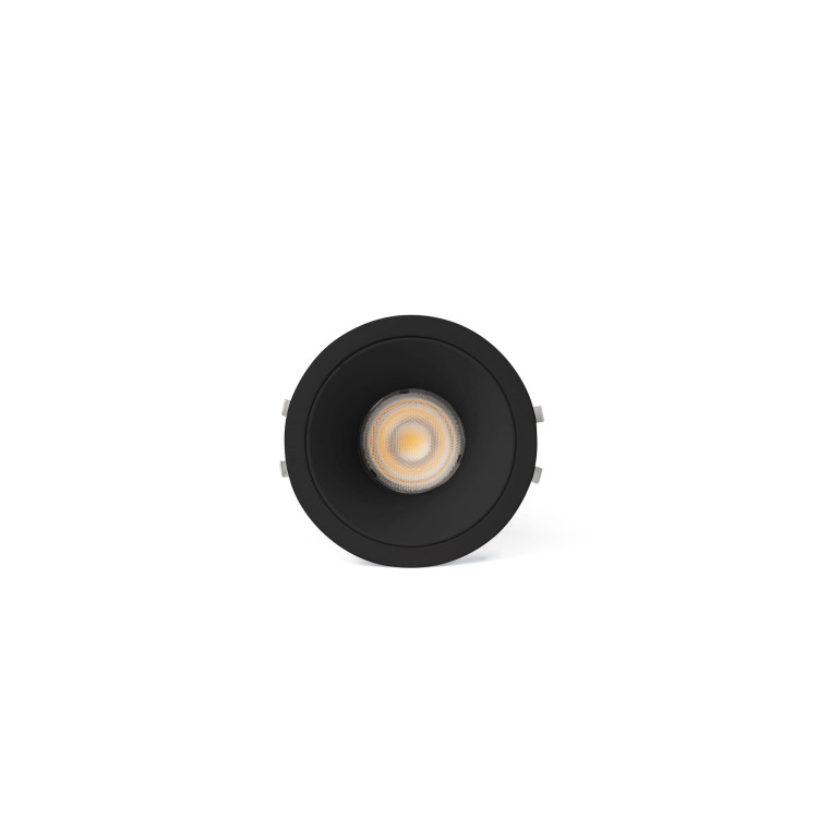 LOX Черный встраиваемый светильник ориентируемый, 2700К 6-8W 2700K 36°