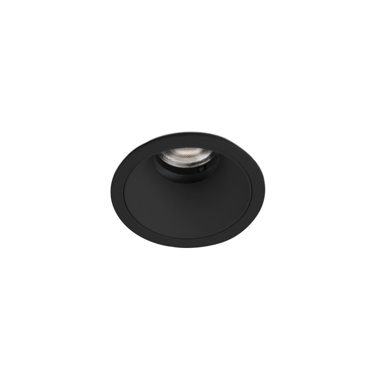 LOX Черный встраиваемый светильник ориентируемый, 2700К 6-8W 2700K 36°