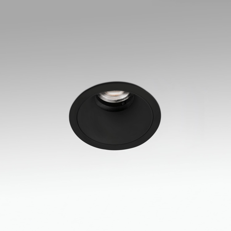 LOX Черный встраиваемый светильник ориентируемый, 2700К 6-8W 2700K 36°