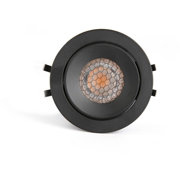 KIVI Встраиваемый светильник ORIENTABLE черный 7W 3000K 36° IP44