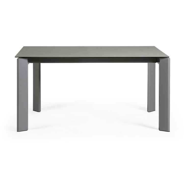 Стол Atta 160 (220) x90 антрацит керамика