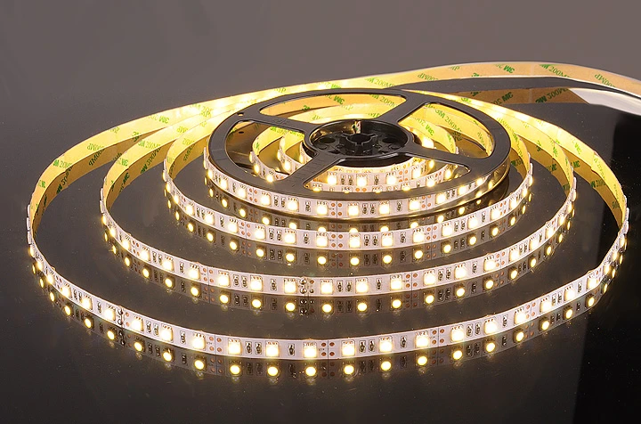 Светодиодная лента Elektrostandard 12V 14,4W 60Led 5050 IP20 теплый белый, 5м 4690389040184