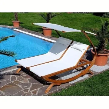 Шезлонг-лежак Мальта AFM-510C White