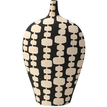 Ваза Black And White Narrow Mouth Vase B