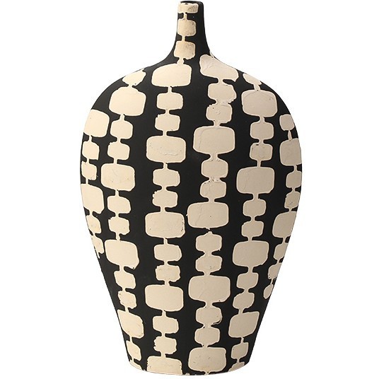 Ваза Black And White Narrow Mouth Vase B