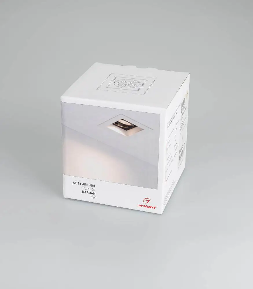 Встраиваемый светильник Arlight CL-KARDAN-S102x102-9W Warm 024137