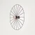 Бра Wheel 60 см черный + цоколь 5 см черный