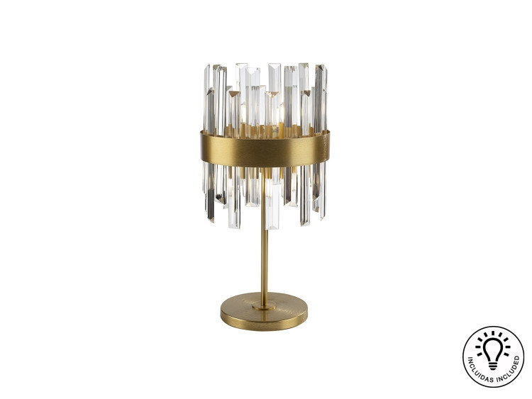 Настольная лампа Grace 6L золотая