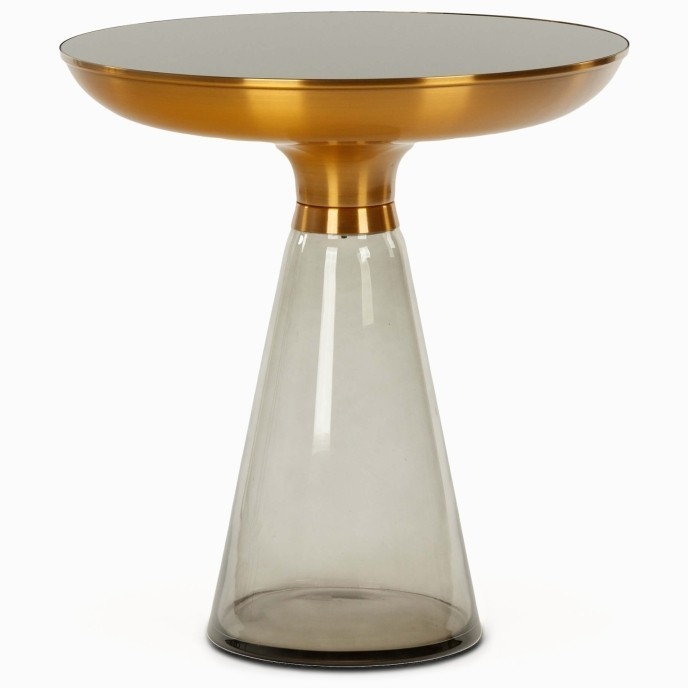 Кофейный столик Vaso glass диаметр 52