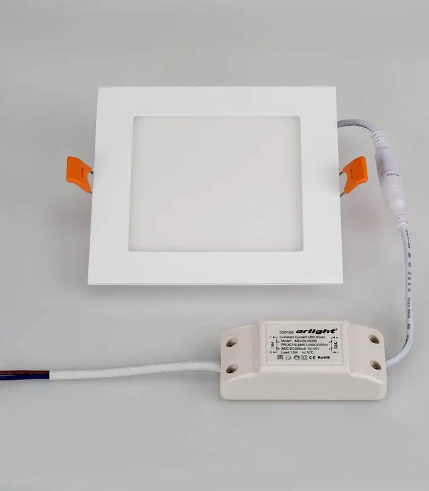 Встраиваемый светодиодный светильник Arlight DL-142x142M-13W Day White 020129