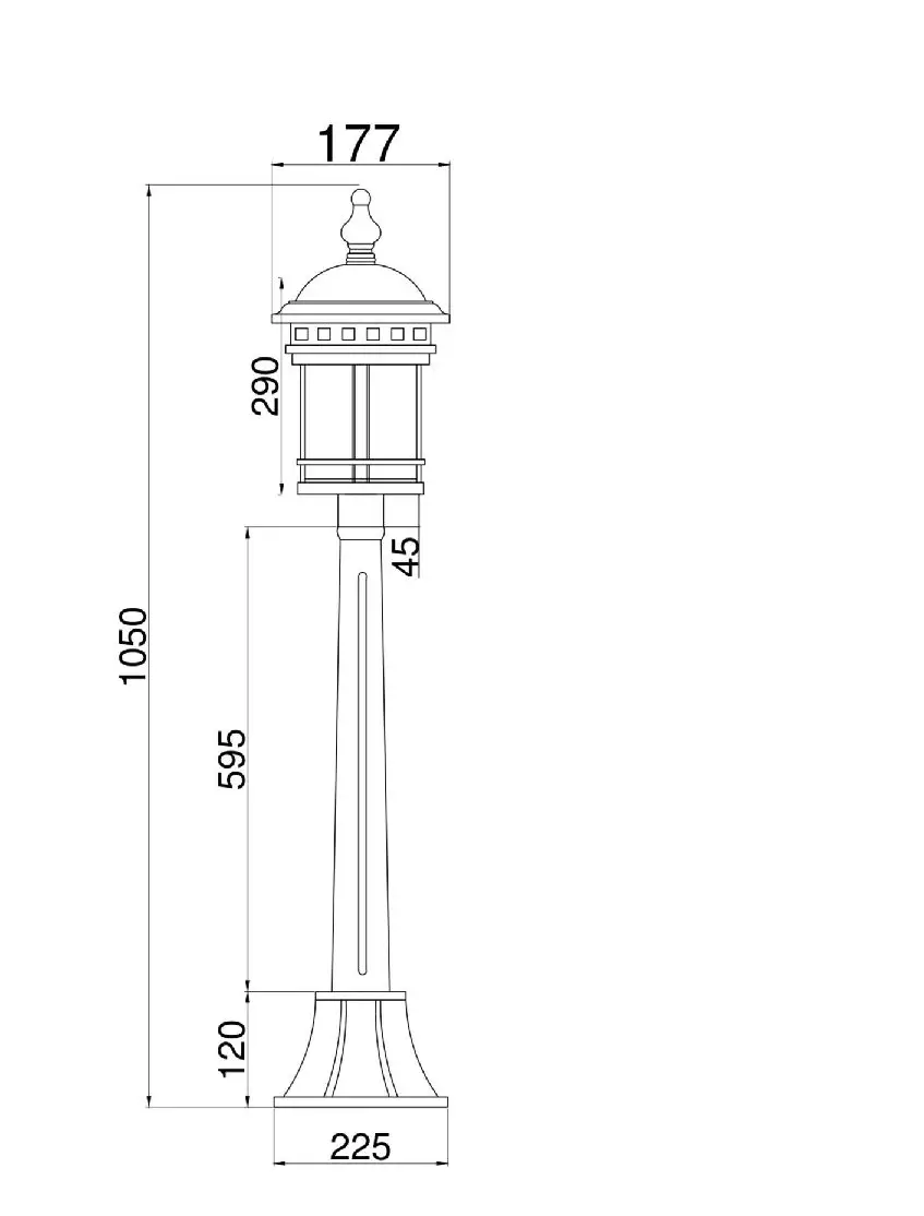 Ландшафтный светильник Maytoni Salamanca O031FL-01BR