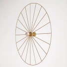 Бра Wheel 90 см золотой + цоколь 5 см золотой