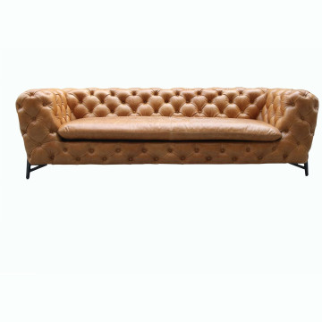 Диван Chesterfield Baroque Vintage Leather 3 Seater
