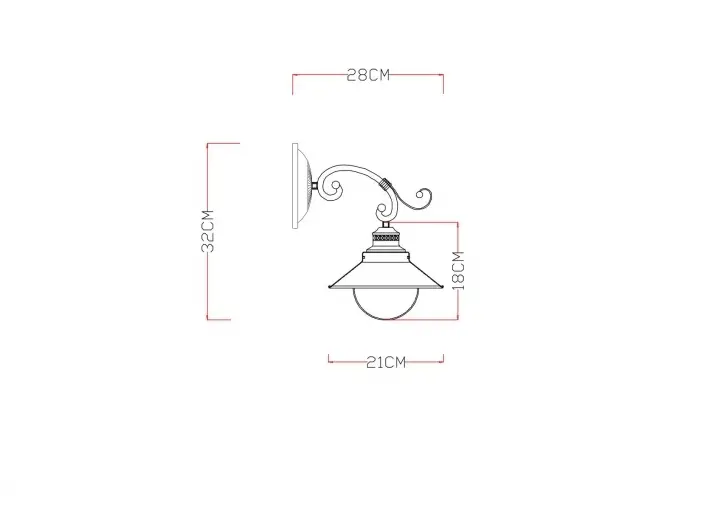 Бра Arte Lamp 7 A4577AP-1WG