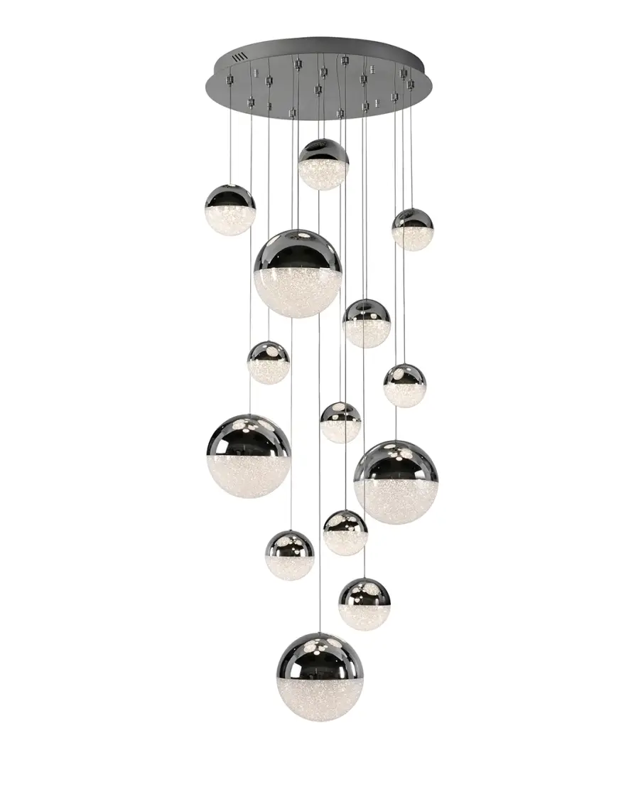 Люстра Sphere 14L хромированная D60 DIMABLE