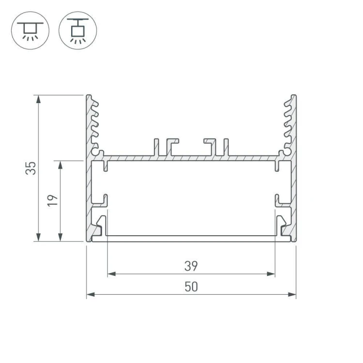 Профиль Arlight SL-LINE 029040