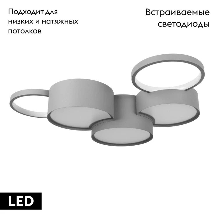 Потолочная люстра Loft IT Pin 10317/5 Grey - 
