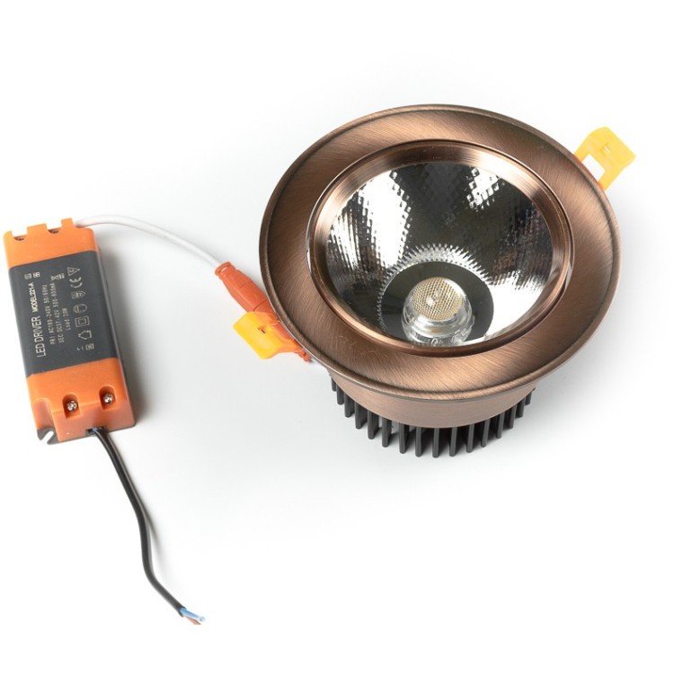 Светильник точечный L8809COB-20W-Copper
