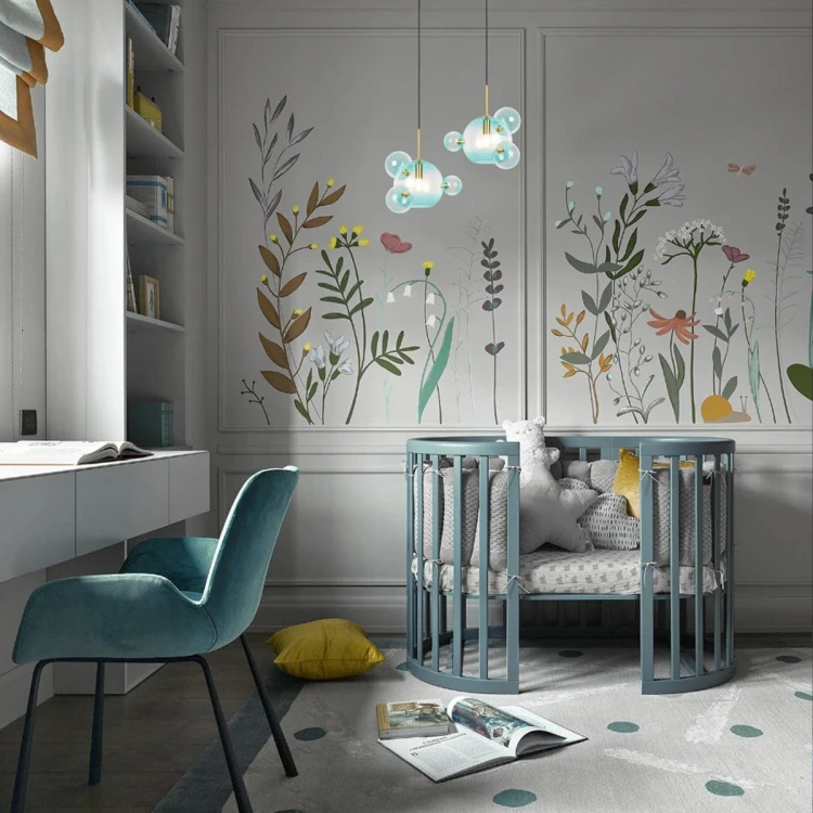 Подвесной светильник Loft IT Bolle 2027-P6 Blue mini
