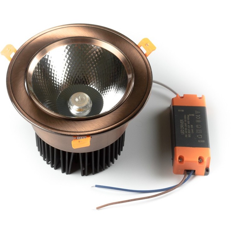 Светильник точечный L8809COB-30W-Copper