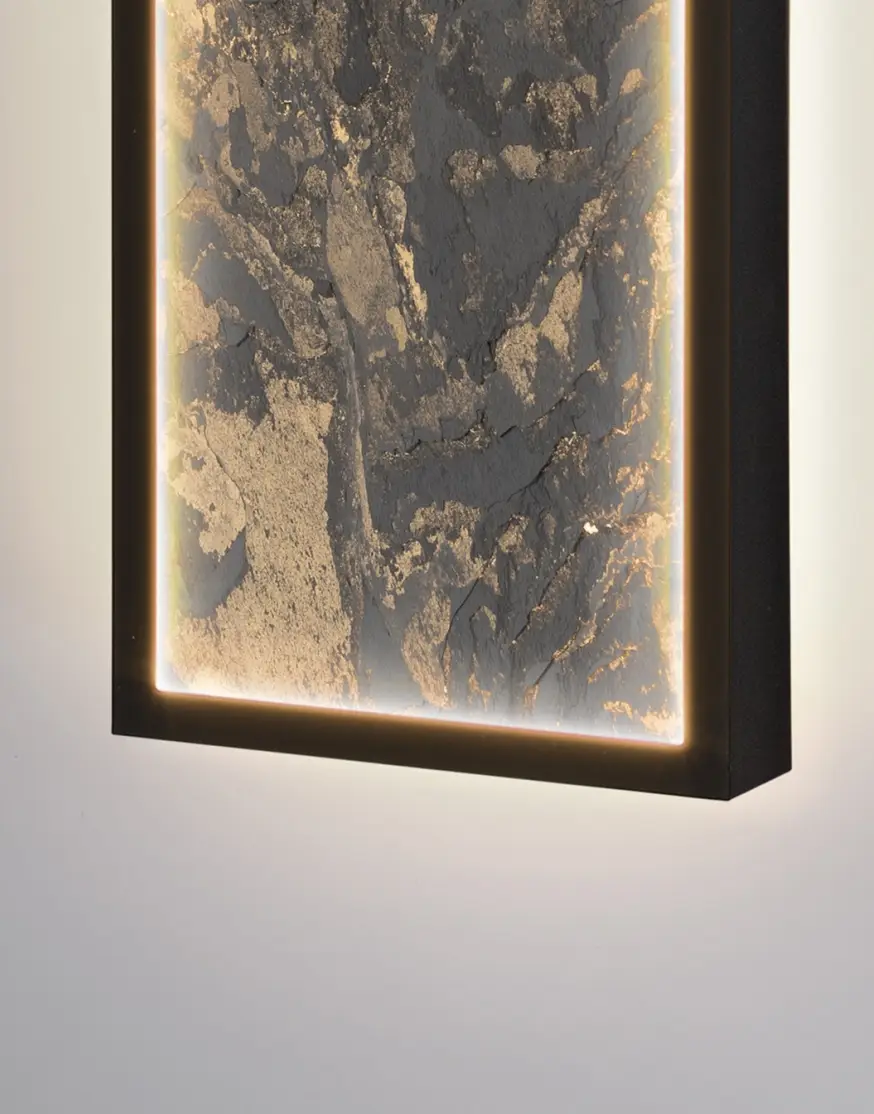 Настенный светильник Stone CCT- черный LED L100