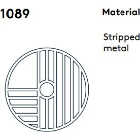 Металлический диск 1089/25 черный